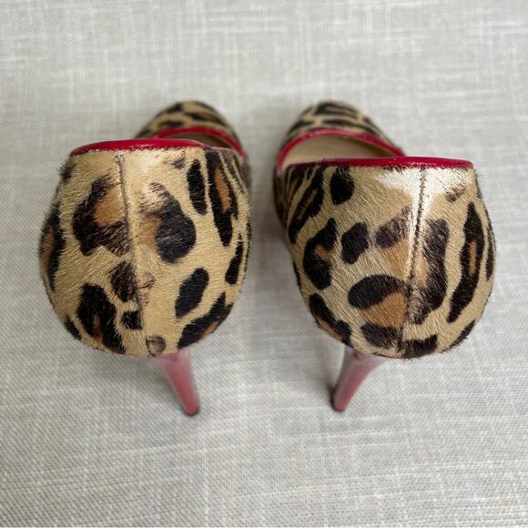 Charlotte Olympia Polly Leopard Calf Hair Pumps - Picture 10 of 14